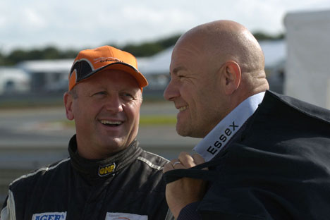 Team Telesikring kørerne, Peter Ager og Tom Pedersen.
(Foto: Jeppe Rimmen)